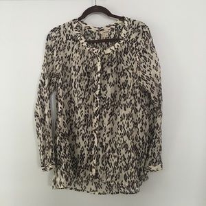 Lucky Brand leopard print top